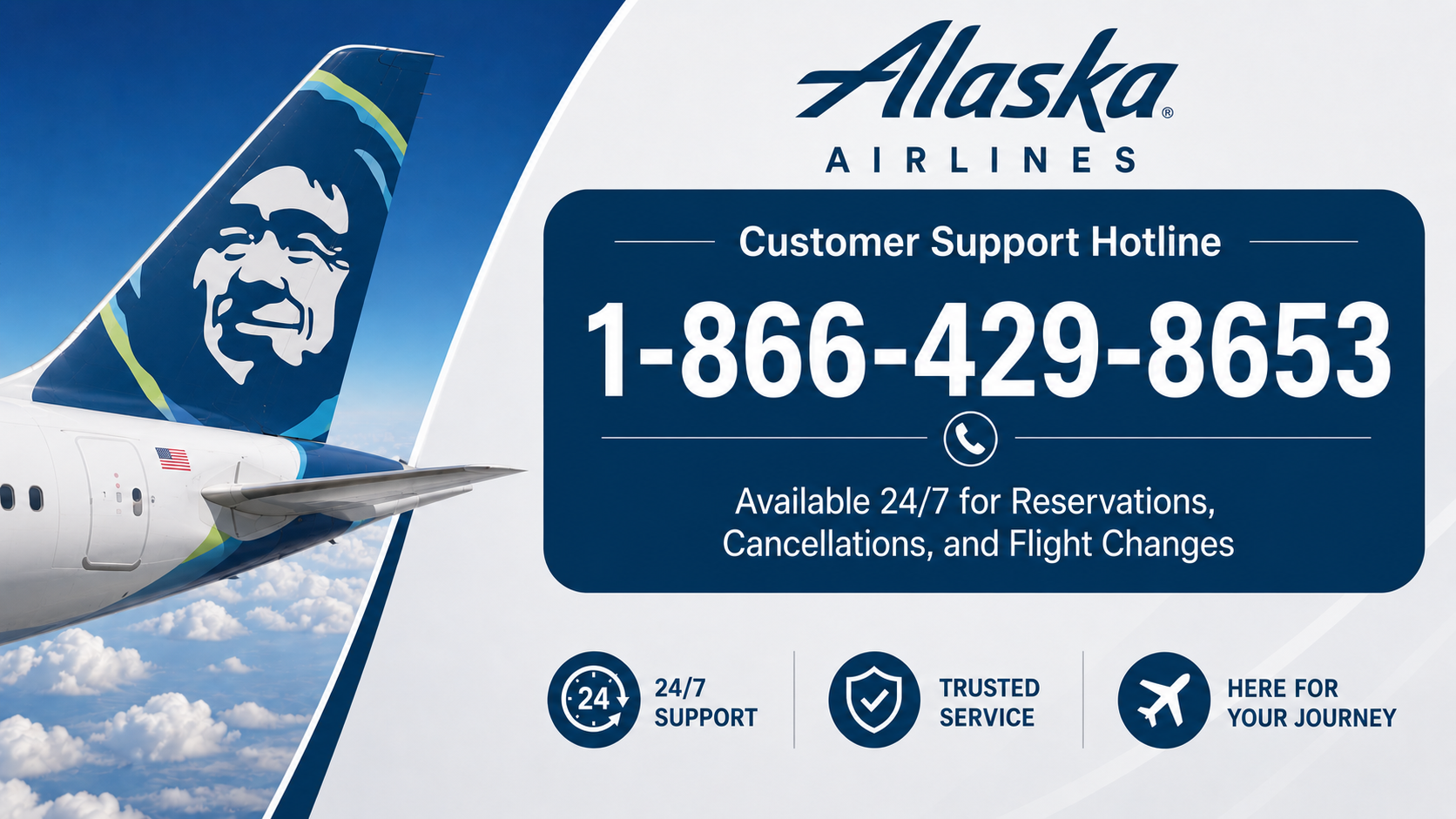 Alaska Airlines Flight Booking 24/7 Cancellation &amp; Flight Changes